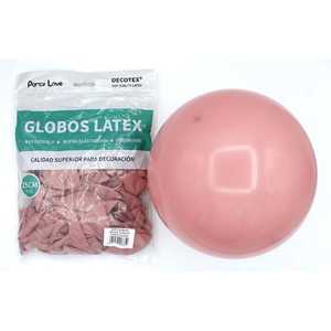 Ballons en latex Party Love 25 cm rose opaques R10 pour décoration - Product Image 1