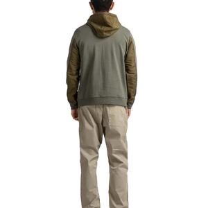 Sudadera con Capucha Básica de Algodón Puro para Hombre - Ropa Casual de Calle Teñida Lisa - Product Image 2