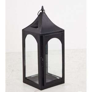 Portavelas Cuadrado Moderno Decorativo de Metal Dorado y Vidrio con Asa para Centros de Mesa en Bodas y Eventos - Product Image 6