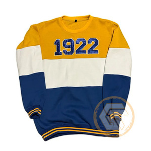 Sweat-shirt décontracté brodé de haute qualité personnalisé pour femmes Sigma Gamma Rho Automne/Hiver en molleton de coton écologique - Product Image 1