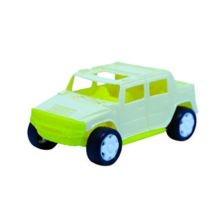 TOYBOLA Mini SUV Voiture jouet à friction à propulsion manuelle pour enfants, véhicule en plastique pour jeu en ville, emballé en BOPP - Product Image 1