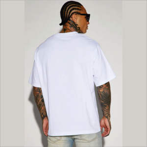 เสื้อยืดผ้าฝ้าย100% ขนาดใหญ่พิเศษสำหรับผู้ชายเสื้อยืดเปล่าไซส์ใหญ่พิเศษเสื้อยืดผู้ชายแนวสตรีท - Product Image 2