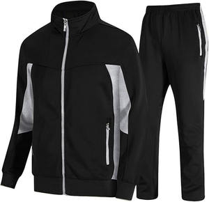 Solo para traje de jogging listo para enviar para hombres Nuevo proveedor al por mayor Chándal corto de otoño Conjunto de chándal de tecnología para hombres Logotipo personalizado - Product Image 1