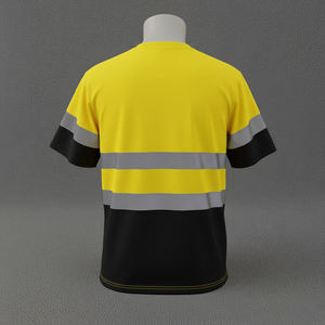 Camiseta de Seguridad de Alta Visibilidad Personalizada 2026, Camiseta de Trabajo Transpirable de Manga Corta para Construcción, Ropa de Trabajo de Alta Visibilidad para Hombre - Product Image 2