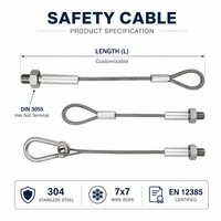 Kit de suspension de plafond en câble, système de suspension en câble d'acier inoxydable FENGMIN OEM