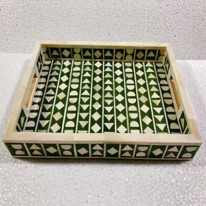 ชุดถาดมุกทำมือจากอินเดีย ขนาดสั่งทำได้ พร้อมเตาเผาบาคูร์ ชุดโมป  แบบพับได้ ใช้ได้ในห้องนั่งเล่น ตกแต่งด้วยโลหะฝังอย่างประณีต เป็นมิตรต่อสิ่งแวดล้อม - Product Image 3