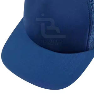 หมวกคนขับรถบรรทุกออกแบบมาใหม่หมวกคนขับรถบรรทุกน้ำหนักเบาสีทึบแฟชั่นใหม่ - Product Image 4