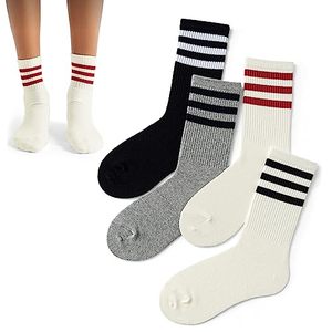 Chaussettes de sport rétro à rayures de haute qualité, logo personnalisé, chaussettes pour hommes, chaussettes en coton rembourrées, chaussettes mi-mollet pour hommes, évacuation de l'humidité, usine du Vietnam - Product Image 5