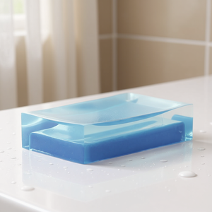 Jabonera Independiente Gedy RAINBOW Celeste RA11 86 11x7x3cm con un Hermoso Diseño de Arcoíris - Product Image 3