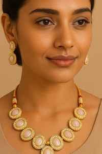 Ensembles de bijoux de mode avec des ensembles de colliers antiques élégants cm et 53gm ensembles de bijoux pour femmes pour mariage - Product Image 4