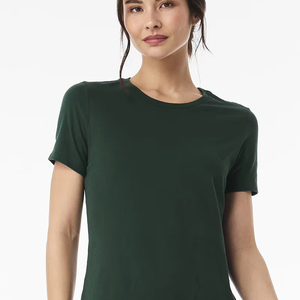Bella + Canvas B6400 Camiseta de manga corta relajada para mujer Camiseta atlética sólida - Product Image 1