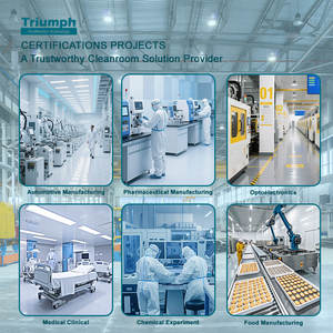 Cuarto Limpio Modular <span class=keywords><strong>Triumph</strong></span> con Gabinete de Flujo Laminar Horizontal, Ducha de Aire y Equipo de Limpieza - Product Image 4