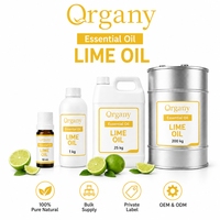 Huile Essentielle de Citron Vert 100% Pure Citrus Aurantifolia Distillée à la Vapeur Vérifiée par GC-MS Vente en Gros en Vrac Marque Privée OEM pour Diffuseur et Bougie