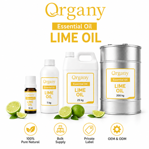 Lime Essential <b>Oil</b> 100% Pure Citrus Aurantifolia Steam Distilled Wholesale Private Label OEM for <b>Diffuser</b> Candle Soap Making ODM - Product Image 1