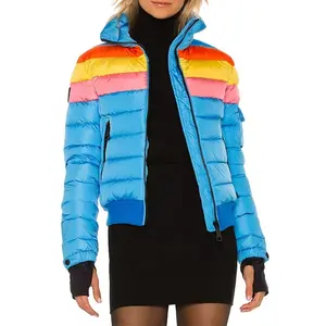 Abrigo Acolchado de Invierno para Mujer, Impermeable, Ecológico, Brillante, Personalizado, al por Mayor - Product Image 1