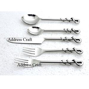 Ensemble de couverts de coutellerie d'hôtel et de maison personnalisé le plus populaire ensemble de vaisselle de fête de mariage ensemble de couverts de décoration de table au prix d'usine - Product Image 5