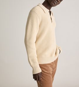 Logo brodé personnalisé Nom de marque Designs Coton/Fibre de bambou Pull tricoté à manches longues solide pour hommes Séchage rapide Haut - Product Image 3