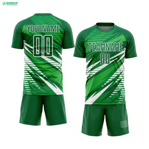 Ropa Deportiva 100% Poliéster Transpirable Ecológica de Secado Rápido con Diseño Sublimado Personalizado, Cuello en V, Corte Atlético, Manga Corta, para Fútbol - Product Image 6