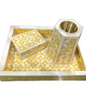 Quemador de Incienso Bakhoor con Incrustaciones de Hueso, Regalos Especiales para Ramadán y Eid, Quemador Mubkhar de la India por Saniya Handicraft - Product Image 1