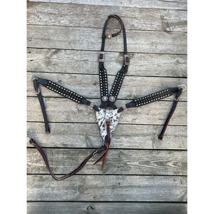 Fantaisie multicolore perlé Western Headstall et poitrine collier ensemble en cuir de qualité supérieure léger saisonnier Tack vente chaude - Product Image 4
