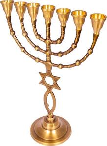 Handcrafted Menorah Tabletop Aluminum <b>Candle</b> Stand Latest Home Decorative Item for Easter Christmas Parties for Home Hotel - Product Image 3