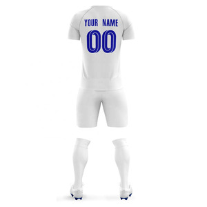 Maillot de football en tissu 100% polyester de haute qualité, respirant, séchage rapide, léger, faible MOQ, vêtements de football personnalisés - Product Image 2