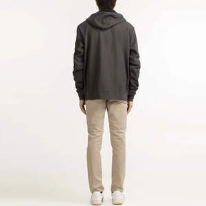 Sudadera con Capucha y Cremallera para Hombre, Color Único, Embalaje Personalizado, Fabricada en Fábrica, Personalizable en Todos los Tamaños y Colores, Precio al por Mayor, OEM 2025 - Product Image 3