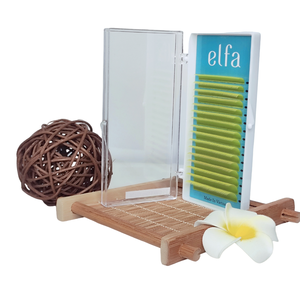 Extensions de cils de ventilateur Promade colorées de haute qualité 0.10 Mix 8-15 Yellow CC Curl Made Vietnam Service OEM/ODM disponible - Product Image 1