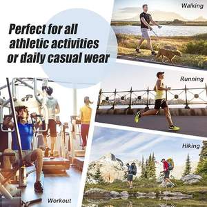 Pantalones Cortos Deportivos Cómodos para Hombre, Insignias Personalizables, Ropa Deportiva Informal para Correr con Estampado Sólido - Product Image 5