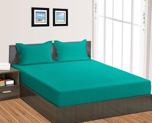 Parure de draps de luxe double 125 GSM, taille King, tissu doux et lisse, literie durable pour la chambre à coucher - Product Image 5