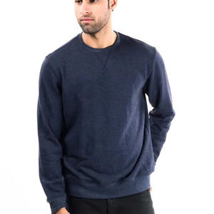 Wholesale 2025 New Design 100% Cotton Crew Neck Sweatshirts Long Sleeve Men's Pullover Winter Wear Basics Men's Sweatshirts - Product Image 1