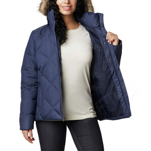 Dernière mode de veste en duvet d'hiver à manches longues pour garder la chaleur veste en duvet à bulles respirante pour femmes de grande taille - Product Image 3