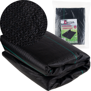Agro-textile épais anti-mauvaises herbes, agro-textile 2x10m, noir anti-mauvaises herbes, 20m2 - Product Image 1