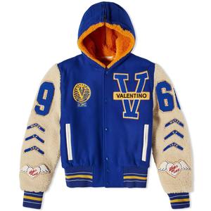 Chaqueta universitaria de alta calidad personalizada ODM OEM para hombre, chaqueta universitaria de algodón con diseño polar, chaquetas universitarias de estilo béisbol - Product Image 1