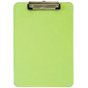MAUL Neon <b>Clipboards</b> 22.6 X 31.8 cm (W X H) DIN A4 Plastic Green Transparent High Visibility - Product Image 3