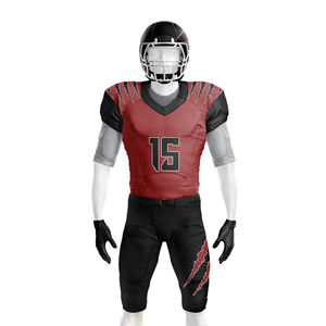 Uniformes de Fútbol Americano de Manga Corta de Alta Calidad 100% Poliéster para Hombre, MOQ Bajo, Nuevo Estilo, Servicio OEM - Product Image 4