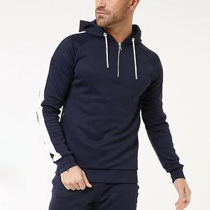 Survêtements hommes vêtements personnalisés poids lourd 450 Gsm mélanges de coton polaire en gros 100% Polyester automne manteau avec poche à capuche - Product Image 6