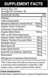 OEM ผลิตภัณฑ์ฉลากส่วนตัว 10 in 1 สารสกัดจากธรรมชาติแบบน้ำ ซีลอนซินนามอน มะขามป้อม บีร์เบอร์รีน ชาเขียว ขมิ้น สำหรับผู้ใหญ่ - Product Image 5