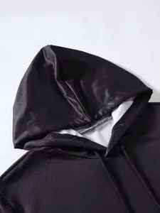 ชุดเซ็ตเสื้อฮู้ดดี้และกางเกงวอร์ม 2 ชิ้น ดีไซน์ใหม่ สำหรับผู้ชาย แบบสั่งทำพิเศษ ทรงโอเวอร์ไซส์ คอกลม - Product Image 4