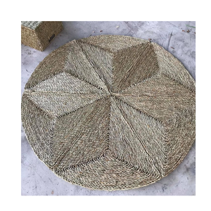 Alfombra decorativa de hierba marina tejida, ideal para hogares, oficinas, interiores de resorts y compras al por mayor para los mercados de decoración globales. - Product Image 6