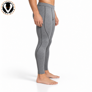 Leggings de sport pour hommes, dotés d'un matériau respirant, d'un ajustement confortable et d'une mobilité naturelle pour l'entraînement et un style de vie actif. - Product Image 3