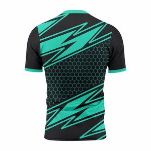 Maillots de baseball à rayures respirantes en polyester 100% avec logo d'équipe à sublimation personnalisé - Product Image 2