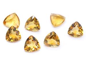 Citrino Dorado Natural de Alta Calidad, Forma Trillón, 8mm 10mm, Piedra Preciosa Suelta, Corte Brillante, Cuarzo Amarillo para Joyería, Calidad AAAAA - Product Image 6