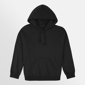 Sweat-shirt à capuche uni pour homme, 100% coton, tissu molletonné français, coupe classique, vêtements décontractés pour l'automne - Product Image 3