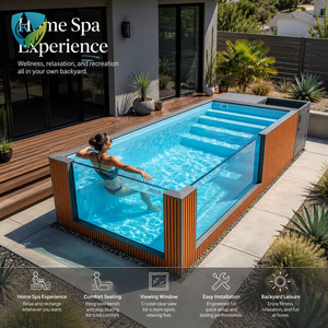 <span class=keywords><strong>Piscine</strong></span> hors sol de luxe, spa autoportant pour la détente familiale en extérieur dans la cour - Product Image 2