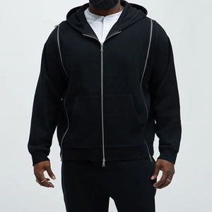 New Fashion Oversized <b>Hoodie</b> Custom 100% Cotton Acid Wash Oversized <b>Hoodie</b> French Terry Loose Zip High Quality Rhinestone <b>Hoodie</b> - Product Image 1