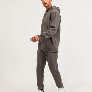 Custom High Quality 100% Cotton Printed Lightweight Reversible Maternity Solid Oversized Sweatpants and <b>Hoodie</b> Set Unisex - Product Image 5