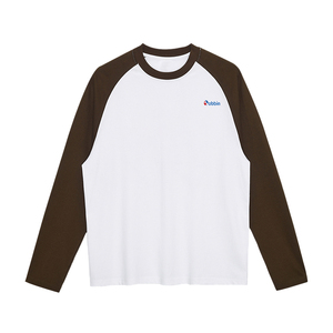 เสื้อยืดแขนยาวผู้ชายคุณภาพสูง ผ้าฝ้าย ดีไซน์แขนแร็กแลน สไตล์ลำลอง ทรงโอเวอร์ไซส์ และสไตล์ลำลองธรรมดา - Product Image 4