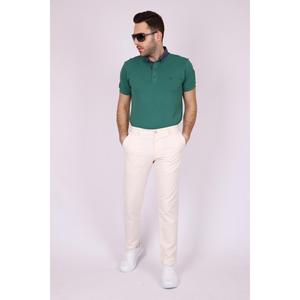 Pantaloni in tela di cotone Slim Fit Slim Fit da uomo - Product Image 4