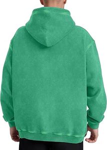Sudaderas con capucha informales de invierno para hombre, color sólido, ajuste Regular, 100% algodón, Polar, secado rápido, respetuoso con el medio ambiente, transpirable - Product Image 3